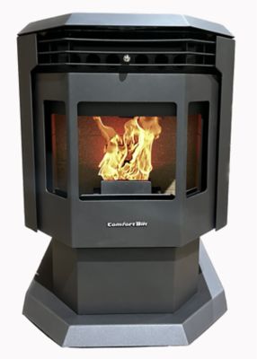 ComfortBilt Pellet Stove, 2,400 sq. ft., Carbon Black