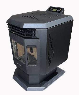 Image showing  2400 sq. ft. Pellet Stove, 40 lb. Hopper Size, Carbon Black, HP21