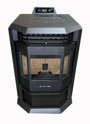 Image showing  2800 sq. ft. Decorative Pellet Stove, 55 lb. Hopper Size, HP22-BLACK