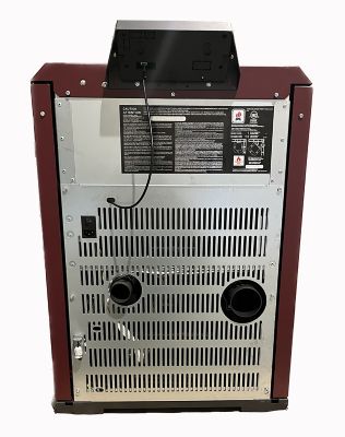 Image showing 6 th ComfortBilt 2800 sq. ft. HP22 Pellet Stove, 55 lb. Hopper Size, Burgundy, HP22-BURGUNDY