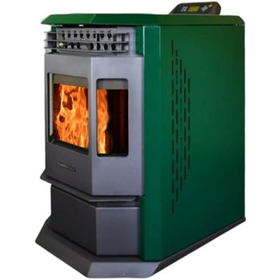 Image showing 7 th ComfortBilt 2800 sq. ft. HP22 Pellet Stove, 55 lb. Hopper Size, Burgundy, HP22-BURGUNDY