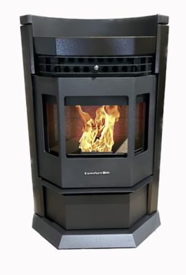 ComfortBilt HP22N Pellet Stove, 2,800 sq. ft., 80 lb. Hopper Capacity, Brown