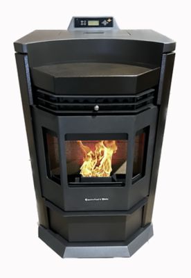 Image showing  2800 sq. ft. HP22N Pellet Stove, 80 lb. Hopper Size, Brown, HP22N-BROWN
