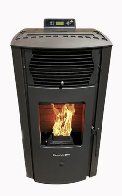 ComfortBilt HP50S Pellet Stove, 2,200 sq. ft., 47 lb. Hopper Capacity, Grey