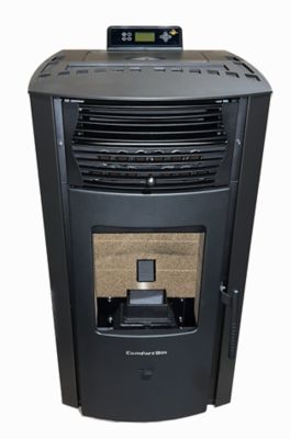 Image showing  2200 sq. ft. HP50S Pellet Stove, 47 lb. Hopper Size, Grey, HP50S-GREY