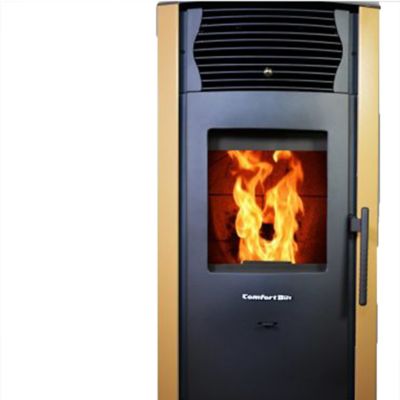 Image showing 7 th ComfortBilt 2200 sq. ft. HP50S Pellet Stove, 47 lb. Hopper Size, Grey, HP50S-GREY