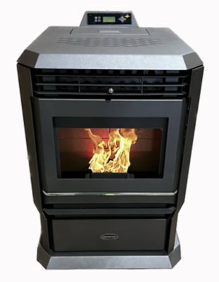 Image showing 5 th ComfortBilt 2800 sq. ft. HP61 Charcoal Pellet Stove, 51 lb. Hopper Size, HP61-CHARCOAL