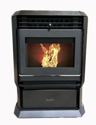 ComfortBilt HP61 Pellet Stove, 3,000 sq. ft., 51 lb. Hopper Capacity, Bronze