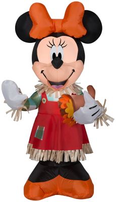 Gemmy 3.5 ft. Airblown Inflatable Minnie Holding Cornucopia