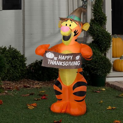 Image showing  3.5 ft. Airblown Harvest Tigger Inflatable Halloween Decoration