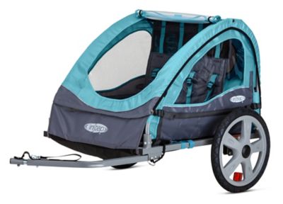 InStep Take 2 Double Child Bicycle Trailer, 16 in. Pneumatic Tires