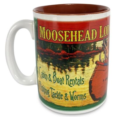 River's Edge Products 16 oz. Moosehead Lodge Ceramic Mug