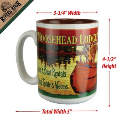 Image showing  16 oz. Moosehead Lodge Ceramic Mug