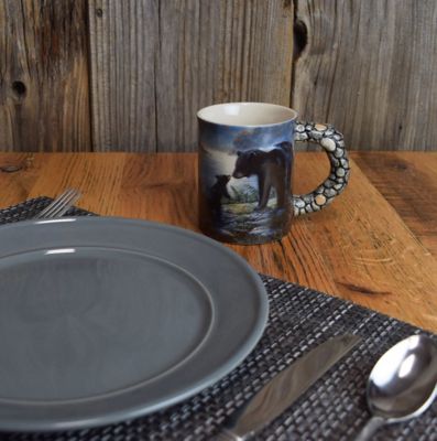 Image showing  3D 15 oz. Bears Scene Ceramic Mug