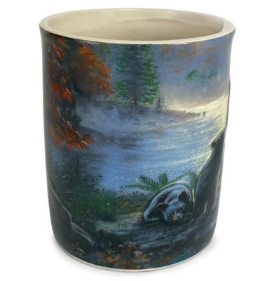Image showing  3D 15 oz. Bears Scene Ceramic Mug