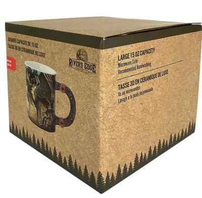 Image showing  3D 15 oz. Deer/Farm Ceramic Mug