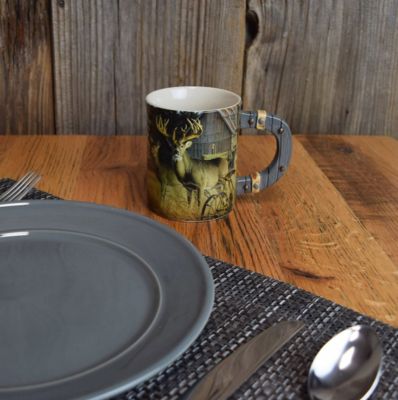 Image showing  3D 15 oz. Deer/Farm Ceramic Mug