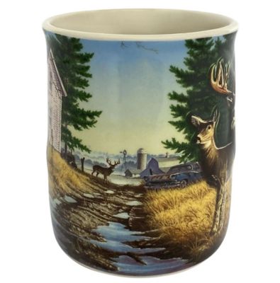 Image showing  3D 15 oz. Deer/Farm Ceramic Mug
