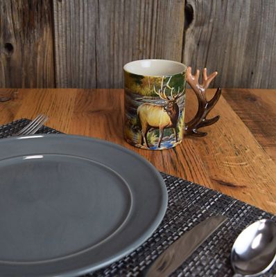 Image showing  3D 15 oz. Elk Scene Ceramic Mug