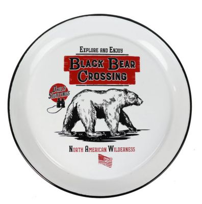 Image showing  3 pc. Porcela in.Enamel Round Platters