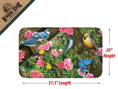 Image showing  Song Birds Memory Foam Bath Mat, 31.5 in. x 20 in.