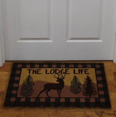 Image showing  Lodge Life Deer Coir Mat, 30 in. x 18 in.