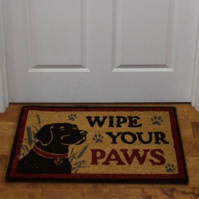 Image showing  Wipe Paws Lab Coir Mat, 30 in. x 18 in.
