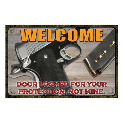 River's Edge Products 26 in. x 17 in. Door Locked Rubber Door Mat