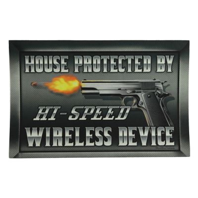 River's Edge Products 26 in. x 17 in. Hi-Speed Wireless Rubber Door Mat