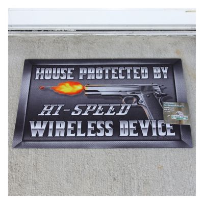 Image showing  26 in. x 17 in. Hi-Speed Wireless Rubber Door Mat
