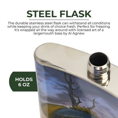 Image showing  Bass Flask and Shot Set