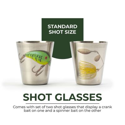 Image showing  Bass Flask and Shot Set