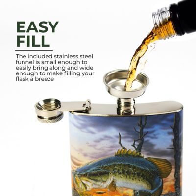 Image showing  Bass Flask and Shot Set