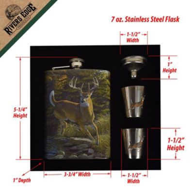 Image showing  Deer Flask and Shot Set