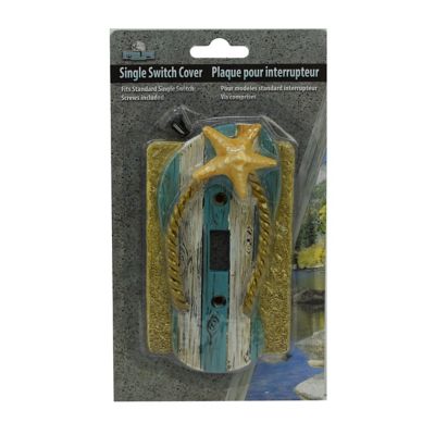 Image showing  Cover Single Beach Switch Plate