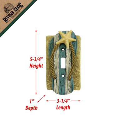 Image showing  Cover Single Beach Switch Plate