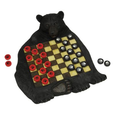 River's Edge Products Bear Checkerboard Set