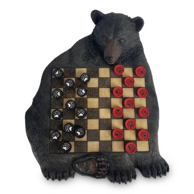 Image showing  Bear Checkerboard Set, 2 Players, For Ages 12+