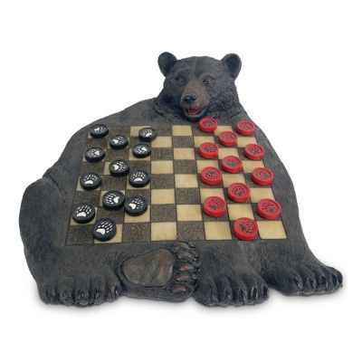 Image showing  Bear Checkerboard Set, 2 Players, For Ages 12+