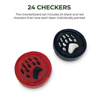 Image showing  Bear Checkerboard Set, 2 Players, For Ages 12+