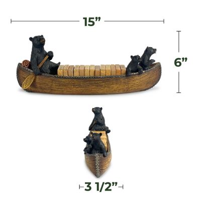 Image showing 6 th River's Edge Products Canoe Domino Set