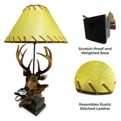 Image showing 5 th River's Edge Products Designer Deer Table Lamp
