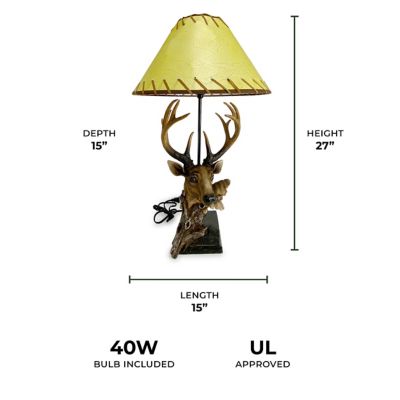 Image showing 6 th River's Edge Products Designer Deer Table Lamp