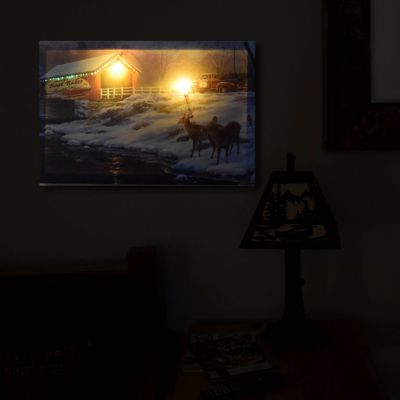 Image showing  Boat Rides LED Art, 24 in. x 16 in.