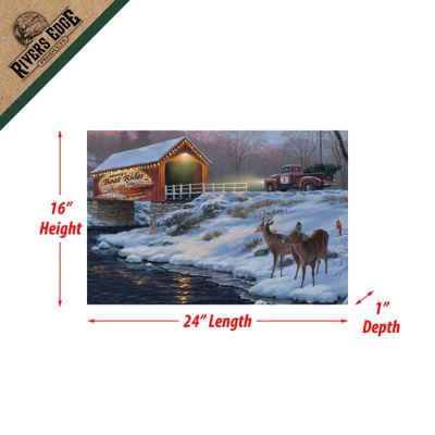 Image showing  Boat Rides LED Art, 24 in. x 16 in.