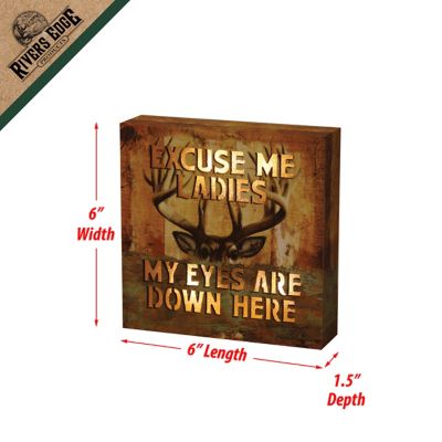Image showing  Excuse Me Ladies LED Box, 6 in. x 6 in.