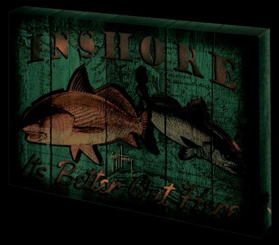 Image showing  LED Guy Harvey Inshore Wall Sign, 12 in. x 16 in.