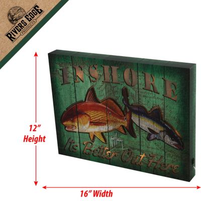 Image showing  LED Guy Harvey Inshore Wall Sign, 12 in. x 16 in.