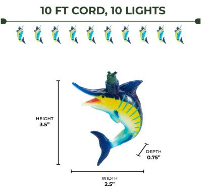 Image showing  10-Light Marlin Light Set