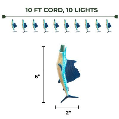 Image showing  10-Light Sailfish Light Set